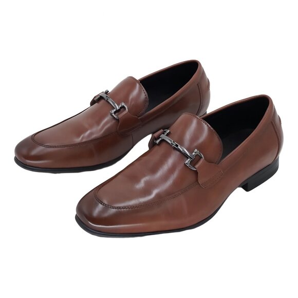 Alfani Otis Bit Loafers Cognac Men\'s Dress Loafers 9